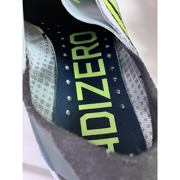 Adidas Adizero Finesse Spikes 10 Gray Neon – Shoes + Extra Spikes & Tools IE2769 main image 5